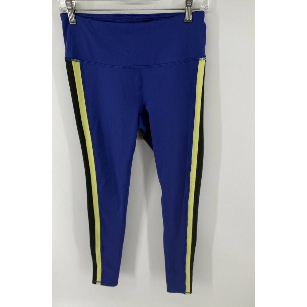 Zella High Waist Blue Active Workout Leggings Size Medium Womens